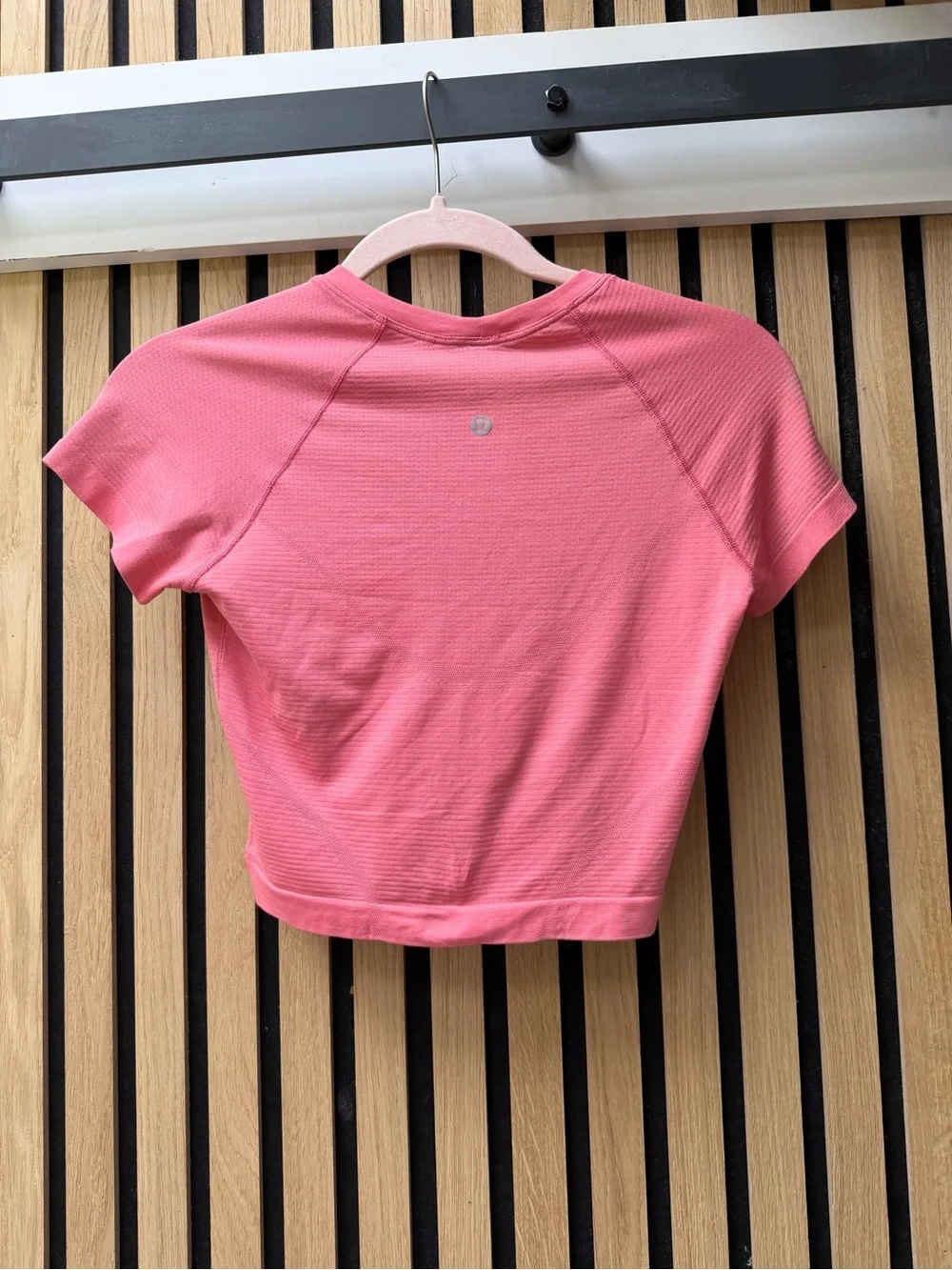 lululemon athletica Coral Mesh Crop Top